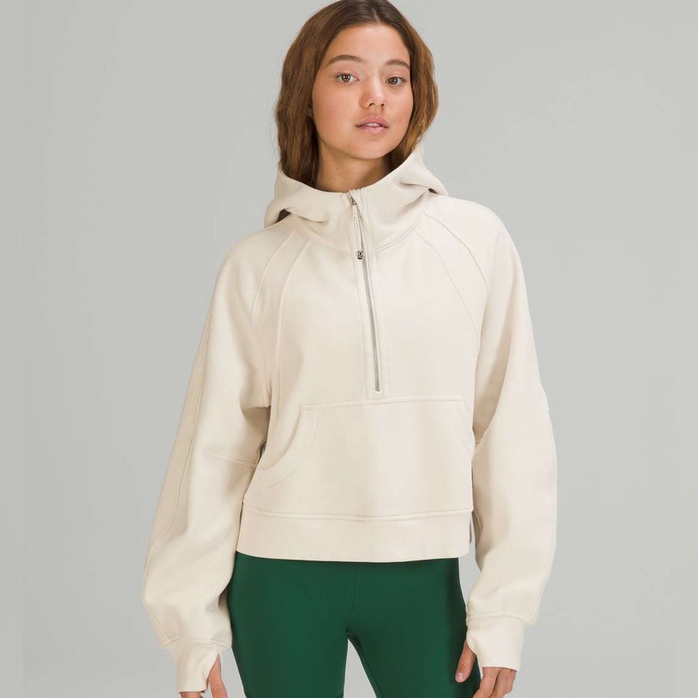 Lululemon Scuba Hoodie white opal
